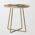 Abstract line art eyes 10 Side Table Gallery Image 1