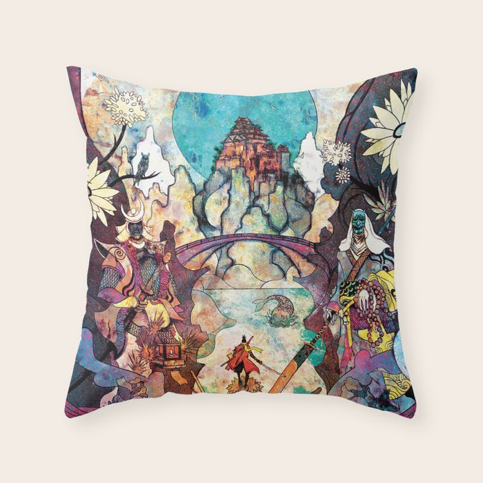 Lone Wolf Throw Pillow