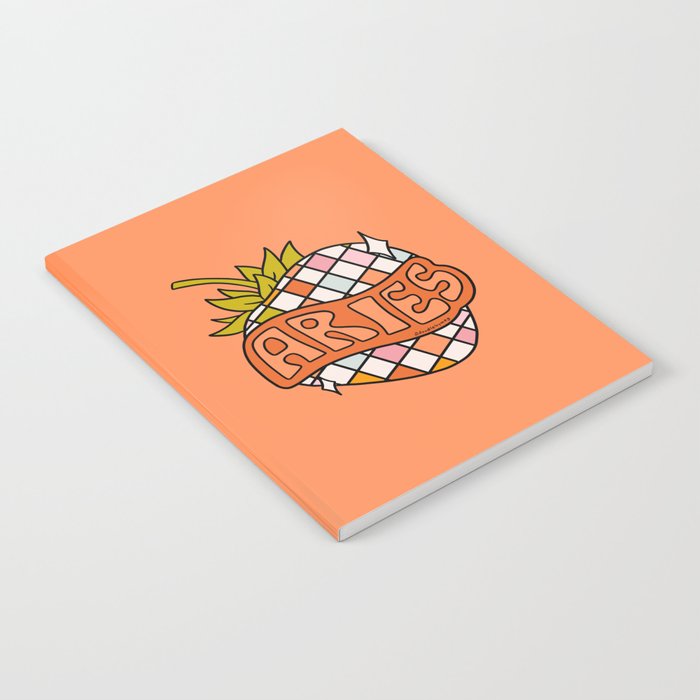 Aries Strawberry Notebook Gallery Image 1
