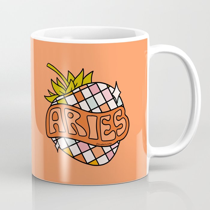 Aries Strawberry Coffee Mug Gallery Image 1
