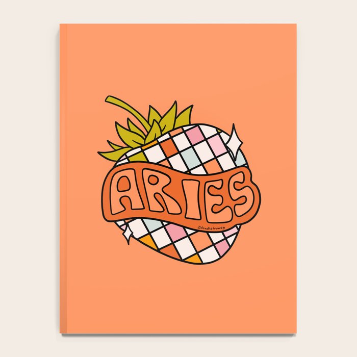 Aries Strawberry Notebook Gallery Image 4