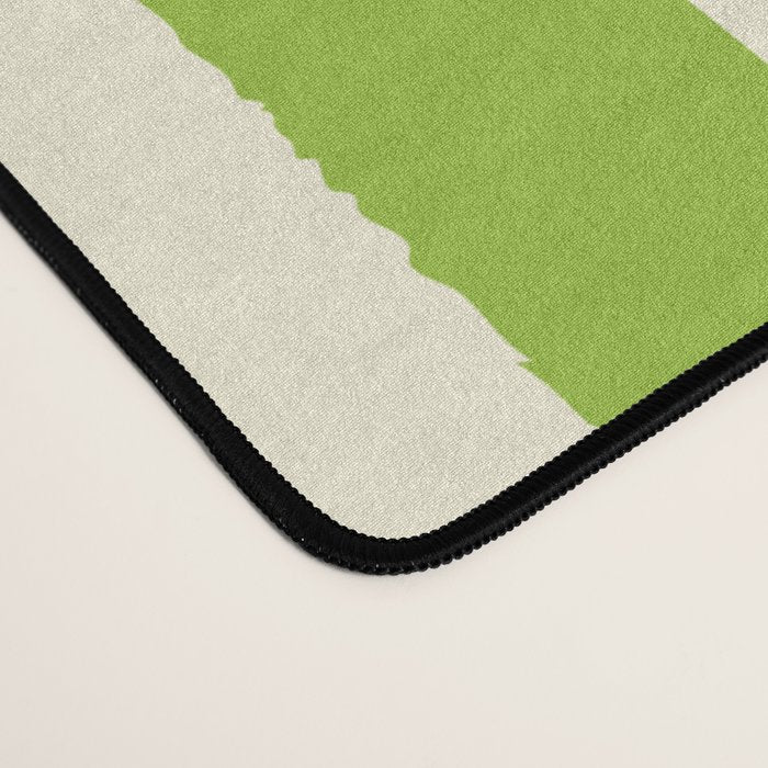 Green Retro Stripes Tomatoes Desk Mat Gallery Image 4