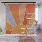 Sunburst - dusk Wall Mural Gallery Image 1