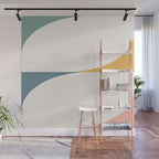 Almond Abstract X Wall Mural Gallery Image 1