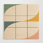 Almond Abstract X Wood Wall Art Gallery Image 1