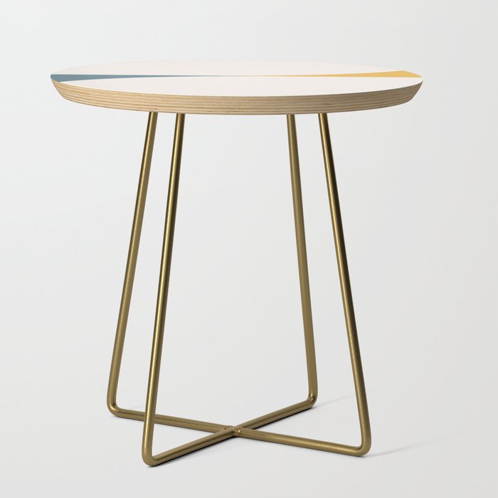 Almond Abstract X Side Table Gallery Image 1