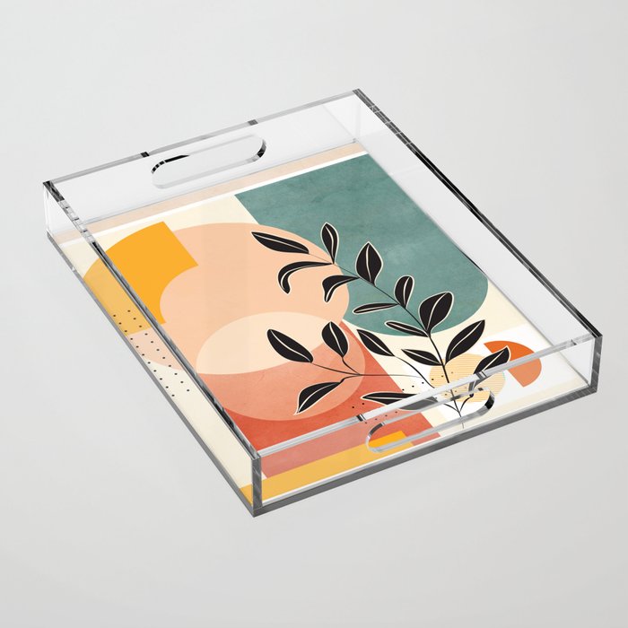 Tropical Geometry 9 Acrylic Tray Gallery Image 1