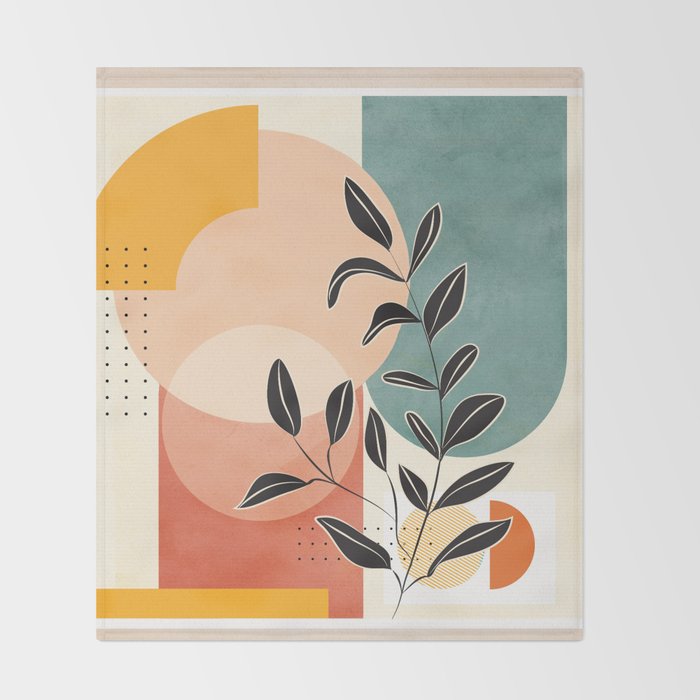 Tropical Geometry 9 Throw Blanket Gallery Image 2