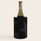 Stealth Grey and Jet Black Big Ol' Stars Wine Chiller Gallery Image 1