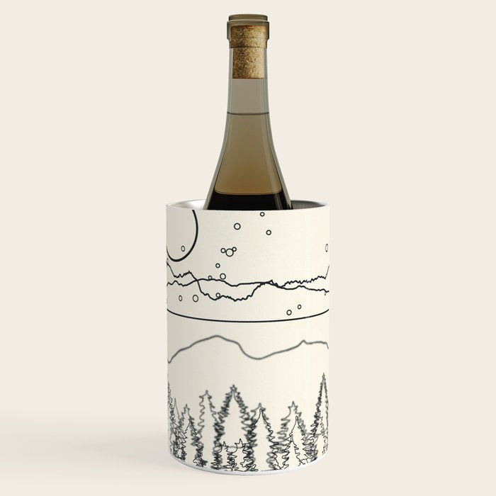 Minimal Line Mountain Beauty II Wine Chiller Gallery Image 3