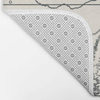 Minimal Line Mountain Beauty II Bath Mat Gallery Image 2