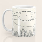 Minimal Line Mountain Beauty II Coffee Mug Gallery Image 3