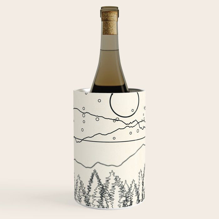 Minimal Line Mountain Beauty II Wine Chiller Gallery Image 1