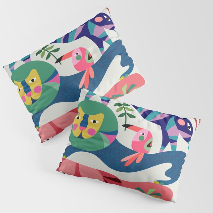 Safari Animals  Pillow Sham Gallery Image 3