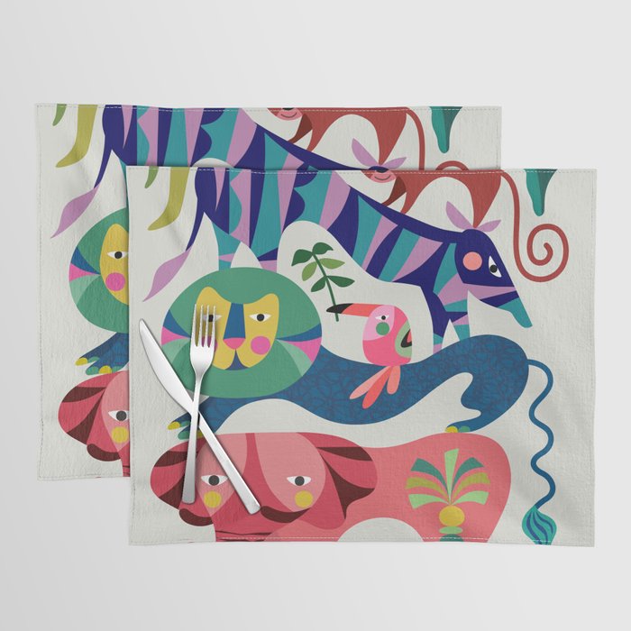 Safari Animals  Placemat Gallery Image 1