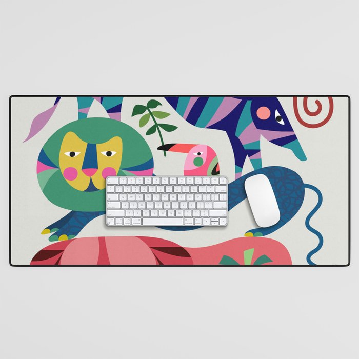 Safari Animals  Desk Mat Gallery Image 1