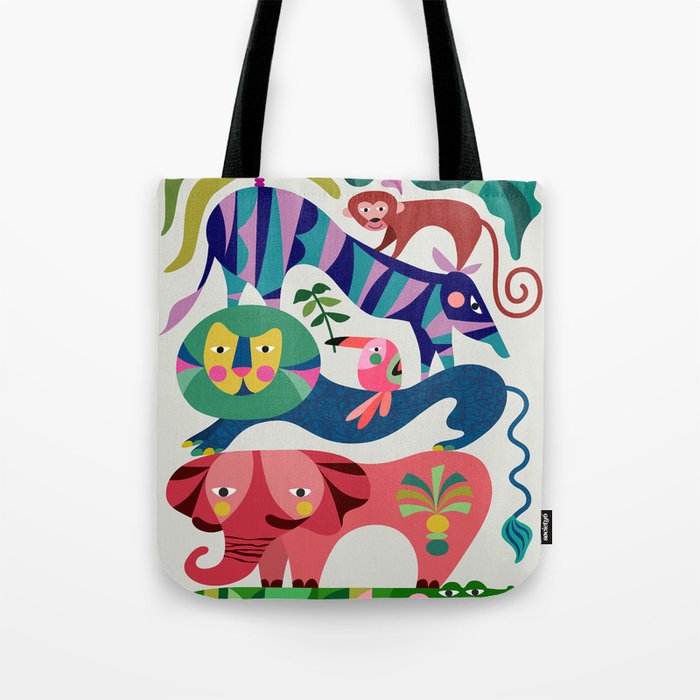 Safari Animals  Tote Bag Gallery Image 1
