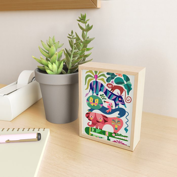 Safari Animals  Mini Art Print Gallery Image 2