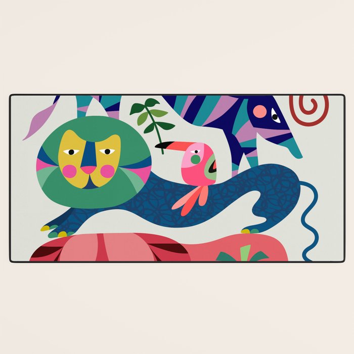 Safari Animals  Desk Mat Gallery Image 3