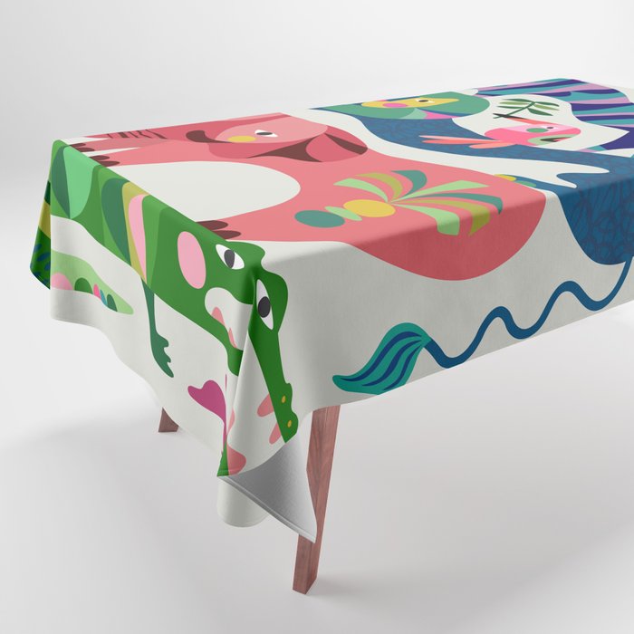 Safari Animals  Tablecloth Gallery Image 1