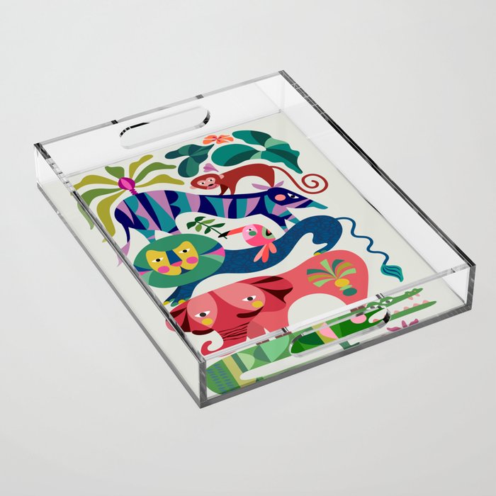 Safari Animals  Acrylic Tray Gallery Image 1