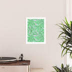 Winter Berries & Pine Branches in Green Poster Gallery Image 2