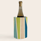 Blue Green Beige Aqua Artwork Wine Chiller Gallery Image 1