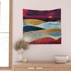 Crimson Sky Wall Tapestry Gallery Image 2