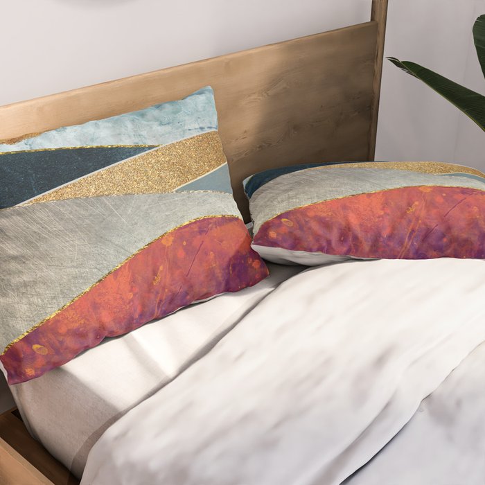 Crimson Sky Pillow Sham Gallery Image 2