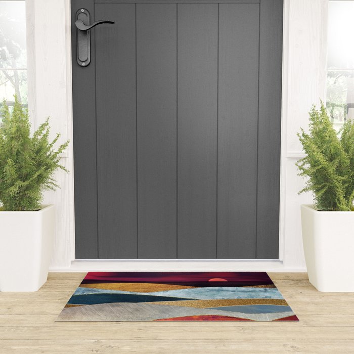 Crimson Sky Welcome Mat Gallery Image 3
