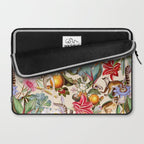 Animal and Floral Pattern Laptop Sleeve Gallery Image 2