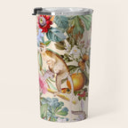 Animal and Floral Pattern Travel Mug Gallery Image 3