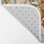 Animal and Floral Pattern Bath Mat Gallery Image 2