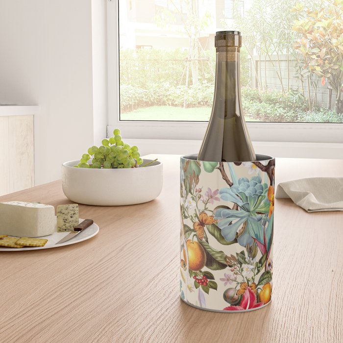 Animal and Floral Pattern Wine Chiller Gallery Image 4