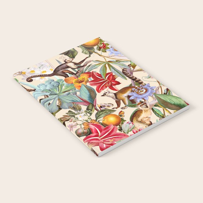 Animal and Floral Pattern Notebook Gallery Image 2