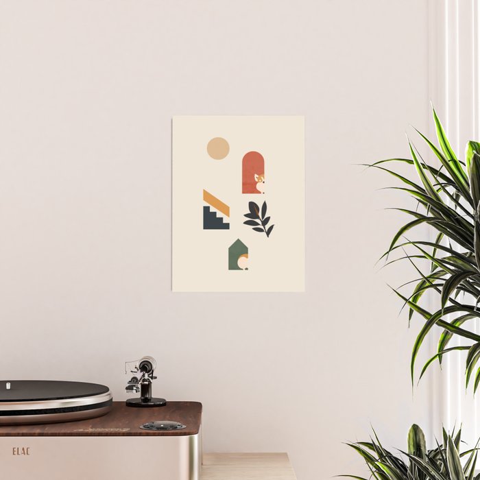 Hide and Seek Corgi Poster Gallery Image 2