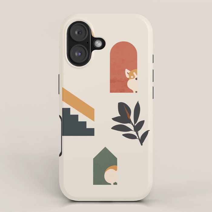 Hide and Seek Corgi iPhone Case Gallery Image 1