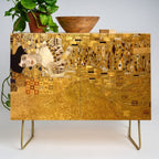 Woman in Gold Portrait by Gustav Klimt Credenza Gallery Image 1