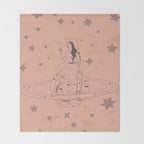 Janet From Another Planet Throw Blanket Gallery Image 2