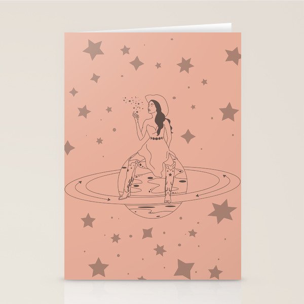 Janet From Another Planet Stationery Card Gallery Image 1