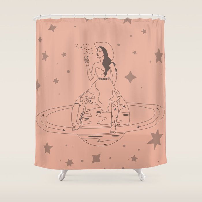 Janet From Another Planet Shower Curtain Gallery Image 1