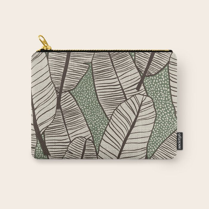Banana Leaves Carry All Pouch Gallery Image 1