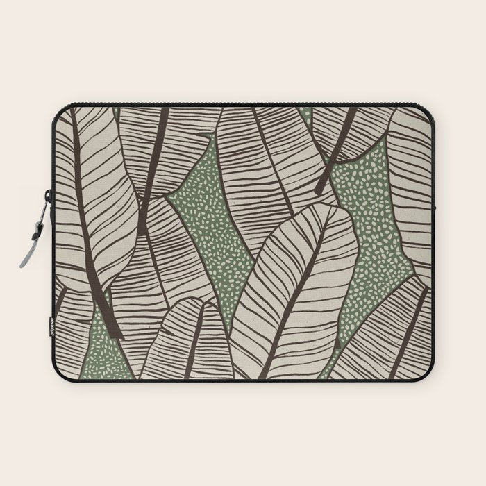 Banana Leaves Laptop Sleeve Gallery Image 1