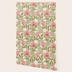 Spring Garden Flowers - Pink and Green Wallpaper Gallery Image 2