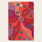 Authentic Aboriginal Art - Central Lands Cutting Board Gallery Image 1