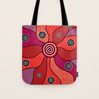 Authentic Aboriginal Art - Central Lands Tote Bag Gallery Image 1