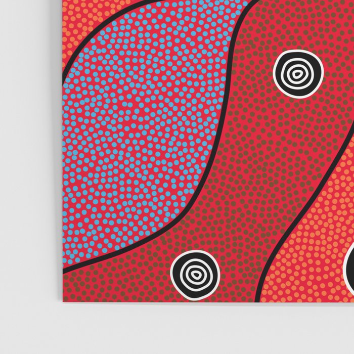Authentic Aboriginal Art - Central Lands Poster Gallery Image 3