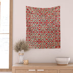Bokhara Suzani 18th Century Floral Embroidery Print Wall Tapestry Gallery Image 2