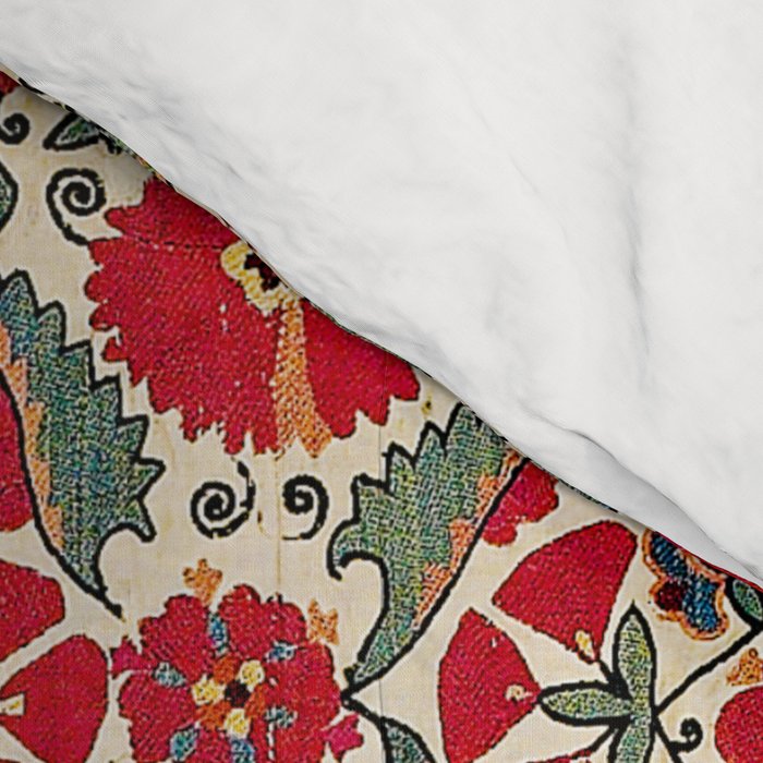 Bokhara Suzani 18th Century Floral Embroidery Print Comforter Gallery Image 4