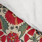 Bokhara Suzani 18th Century Floral Embroidery Print Comforter Gallery Image 4